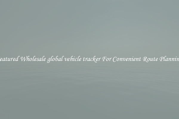 Featured Wholesale global vehicle tracker For Convenient Route Planning 