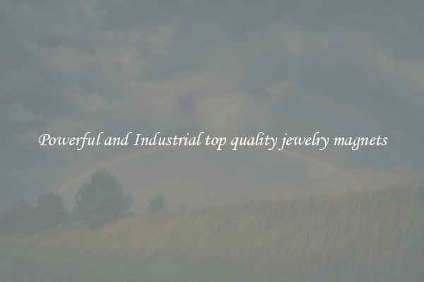 Powerful and Industrial top quality jewelry magnets
