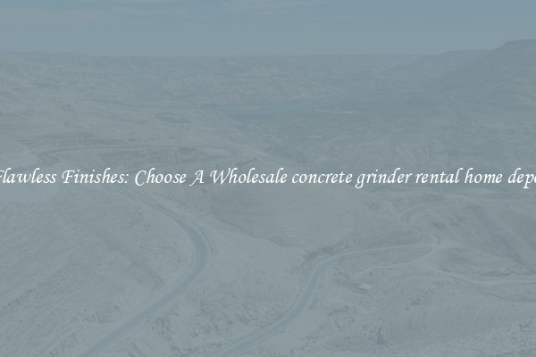  Flawless Finishes: Choose A Wholesale concrete grinder rental home depot 