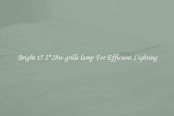 Bright t5 2*28w grille lamp For Efficient Lighting
