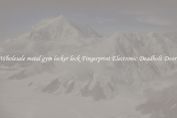 Wholesale metal gym locker lock Fingerprint Electronic Deadbolt Door 