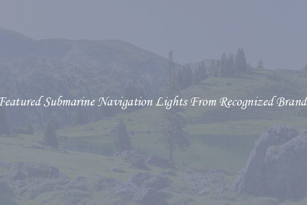 Featured Submarine Navigation Lights From Recognized Brands