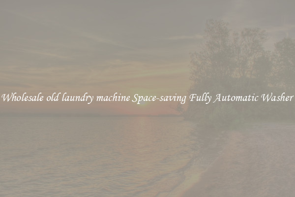 Wholesale old laundry machine Space-saving Fully Automatic Washer 