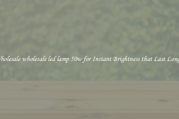 Wholesale wholesale led lamp 50w for Instant Brightness that Last Longer